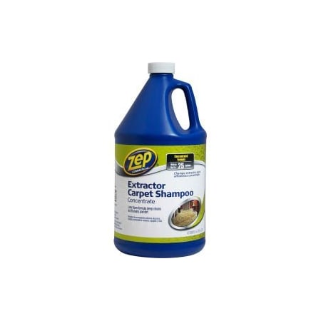 Amrep Zep Commercial Extractor Carpet Shampoo Concentrate, Gallon Bottle, 4 Bottles - ZUCEC128 ZUCEC128